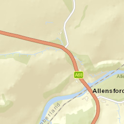 Allensford Bridge, Consett, Northumberland DH8, UK Street Map