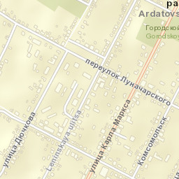 Ardatov Street Map
