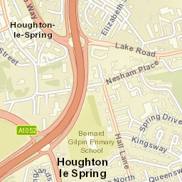 Houghton-Le-Spring Street Map