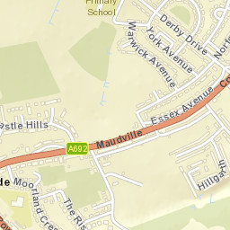 Castleside Street Map