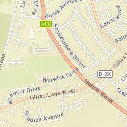 69 Longlands Drive, Houghton le Spring Street Map