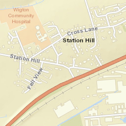 A596, Wigton, Cumbria CA7, UK Street Map