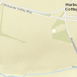 Humberhill Lane, Lanchester, Durham, County  Street Map
