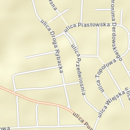 Jastrzębia Góra Street Map
