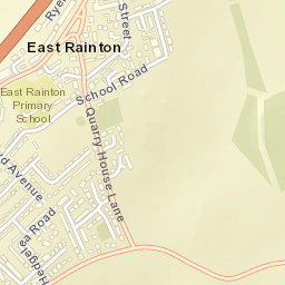 East Rainton Street Map