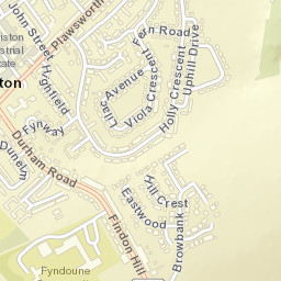 Sacriston Street Map