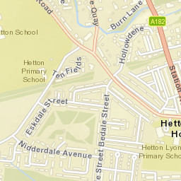 North Road, Hetton-le-Hole, Houghton le Spring Street Map