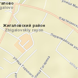 Zhigalovo Street Map