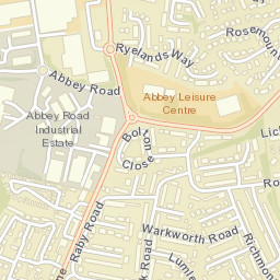 1 Rothbury Road, Durham, County Durham Street Map