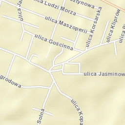 Chłapowo Street Map