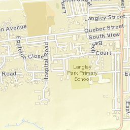 Langley Park Street Map