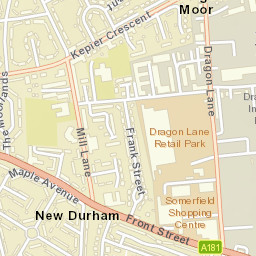 18 The Moorlands, Durham, County Durham DH1 2LD, UK Street Map