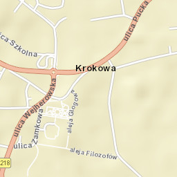 Krokowa Street Map