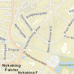Nykøbing Falster Street Map