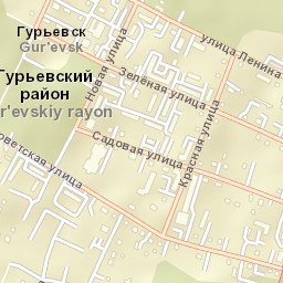 Gur’yevsk Street Map