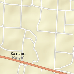 Katyn' Street Map