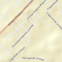 Ten’gushevo Street Map