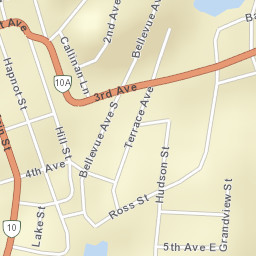 Flin Flon Street Map