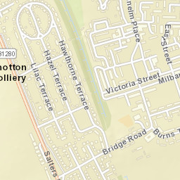47 Salter's Ln, Shotton Colliery, Durham, County Durham DH6 2 Street Map