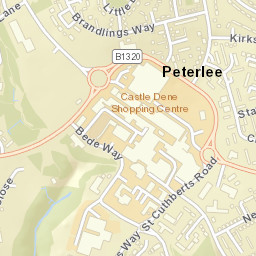 Peterlee Street Map