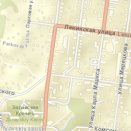 Zaraysk Street Map