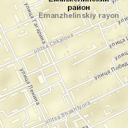 Yemanzhelinsk Street Map
