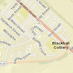 Hesleden Rd, Blackhall Colliery, County Durham TS27, UK Street Map