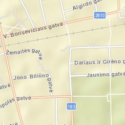 Kazlų Rūda Municipality Street Map