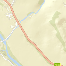 A689, Bishop Auckland, County Durham Street Map