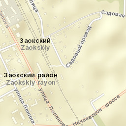 Zaokskiy Street Map