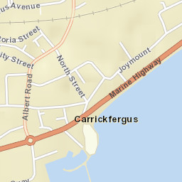 Carrickfergus Street Map