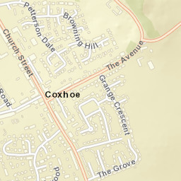 Coxhoe Street Map