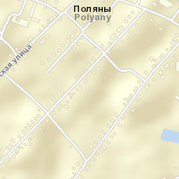 Polyany Street Map
