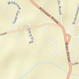 Castlederg Street Map