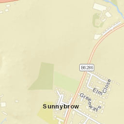 Hunwick Lane, Crook, County Durham DL15 Street Map