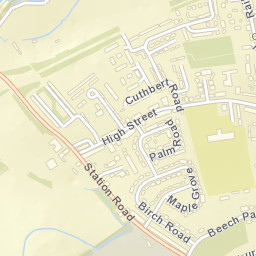 West Cornforth Street Map