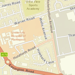 125 Warren Rd, Hartlepool TS24, UK Street Map