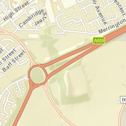 Spennymoor Street Map