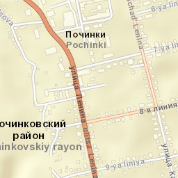 Pochinki Street Map