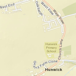 Hunwick Street Map