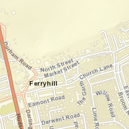 9 Darlington Road, Ferryhill, County Durham Street Map