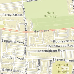 61 Hart Lane, Hartlepool, TS26 8RS, UK Street Map