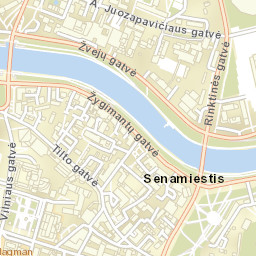 Vilnius Street Map