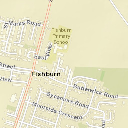 Fishburn Street Map