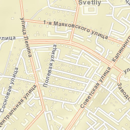 Svetlyy Street Map