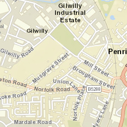 Penrith Street Map