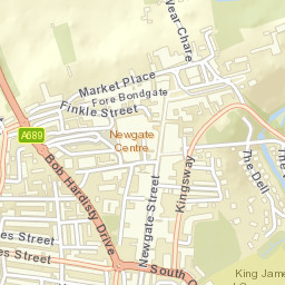 Bishop Auckland, County Durham DL14 7NP, UK Street Map