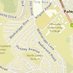 58 Wetheriggs Rise, Penrith, Cumbria CA11 Street Map