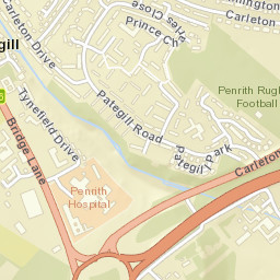 76 Carleton Drive, Penrith, Cumbria Street Map