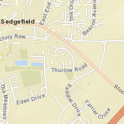 Sedgefield Street Map